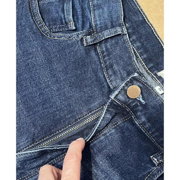 DL1961 Women Jeans Size 31 Blue HEPBURN WIDE LEG HEPBURN JAMBE High Rise Stretch - Picture 12 of 16